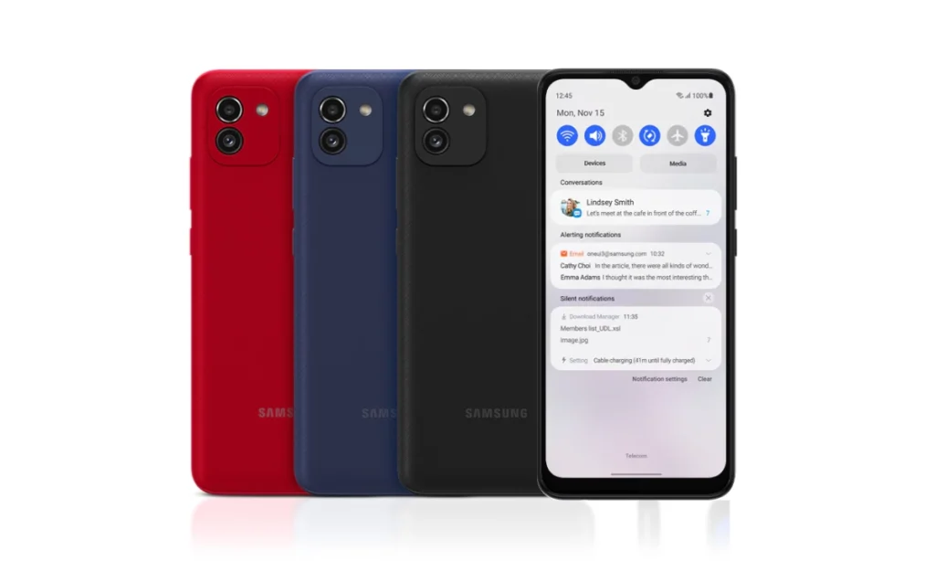 Galaxy A03 update