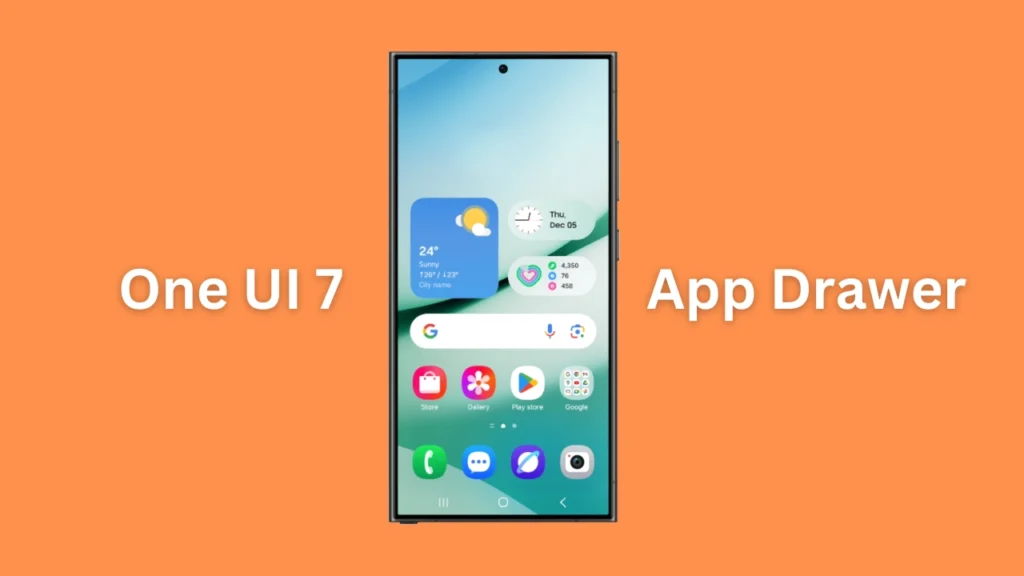 One UI 7 App Drawer
