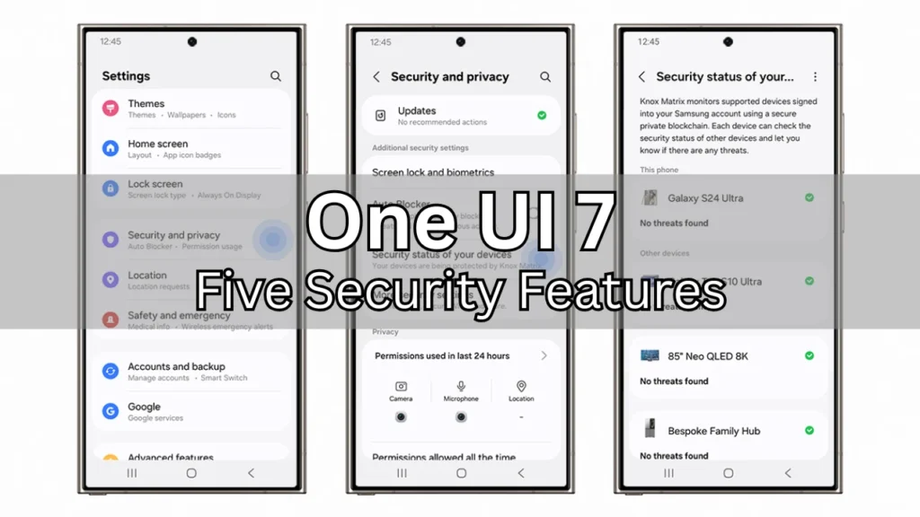 one ui 7 security feature